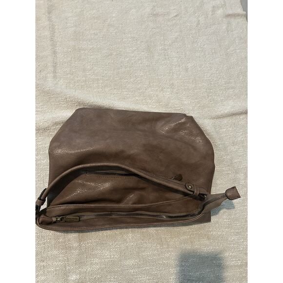 Darcy Marks London Coffee Taupe Brown Handbag Hobo Bag Bohemian Whymsical - Picture 16 of 16